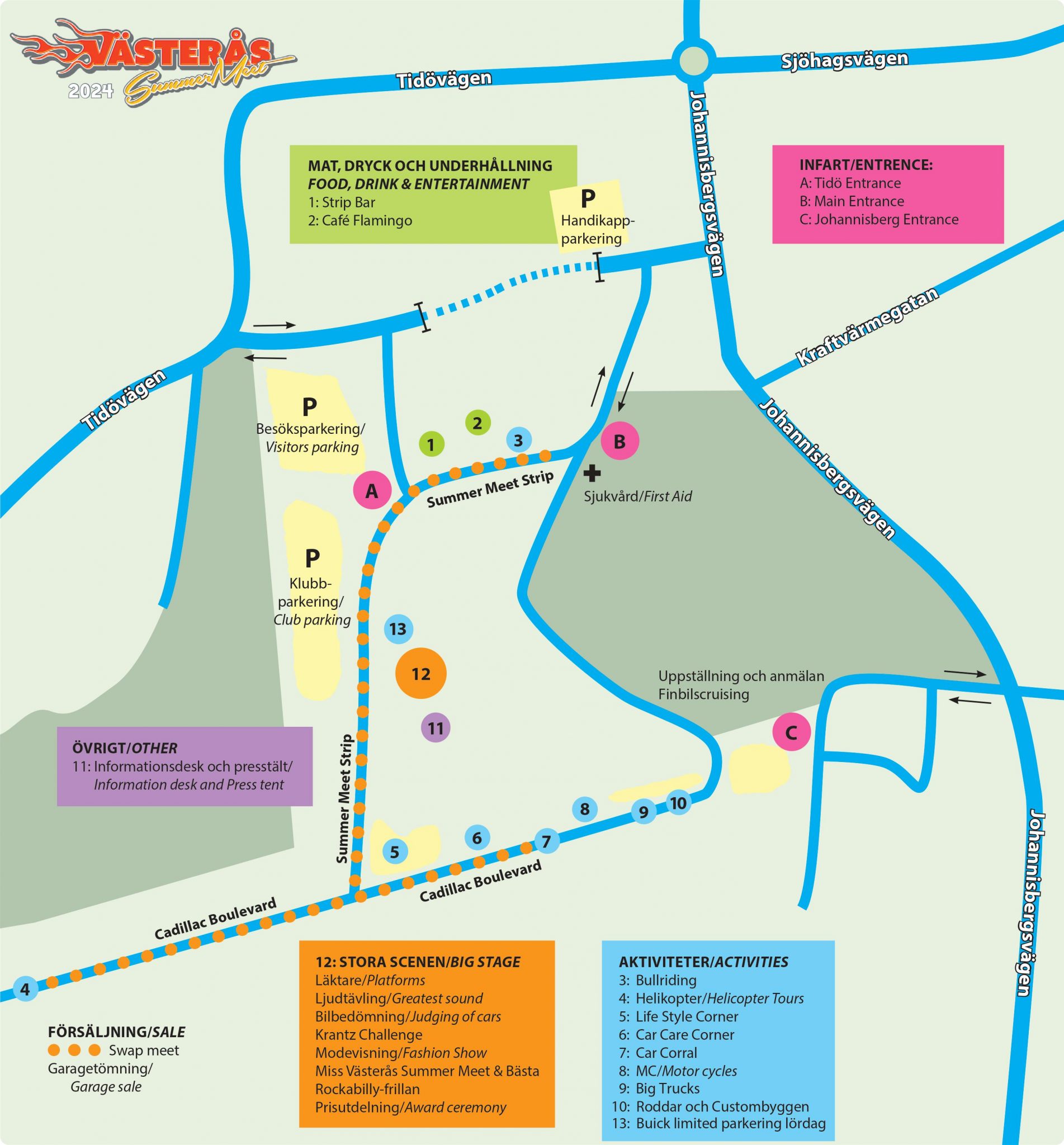 Kartor | Västerås Summer Meet